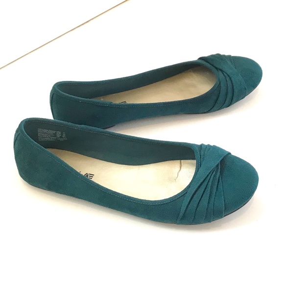 American Eagle Shoes - AMERICAN EAGLE Ballet Flats Teal Women’s Size 11M
